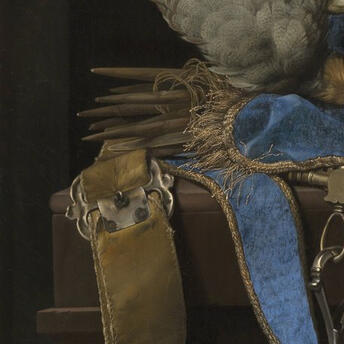 Nature morte avec équipement de chasse et oiseaux morts, Willem van Aelst, 1668